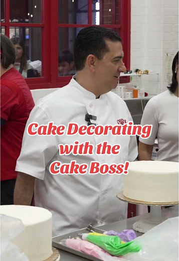 Cake Decorating with The Cake Boss #cakeboss #buddyvalastro #carlosbakery carlos bakery buddy valastro cake boss buddy valastro cake boss carlos bakery