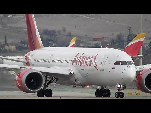 90 Minutes of Plane Spotting at Madrid Barajas Airport, MAD | 13-02-18