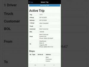 Demo dispatch load to TruckingOffice ELD