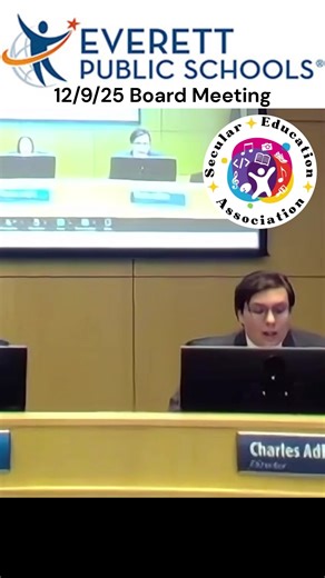 WASHINGTON Everett Public Schools.WA Board Member Mr. Adkins did something rare in today’s climate: he spoke the truth plainly about LifeWise Academy’s tactics, its extremist affiliations, and the harm these programs cause to real students and families. Everett has faced months of sustained pressure from LifeWise organizers — including a legal threat letter demanding special treatment and attempting to intimidate the district. Families have repeatedly raised concerns about bullying tied to RTRI 