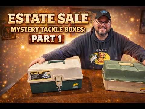Estate Sale Mystery Tackle Box Part 1 (I have no idea what's inside)