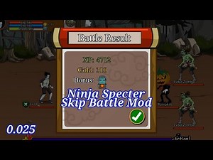 MOD & APK Ninja Specter Skip Battle Version 0.025 New Update 2025