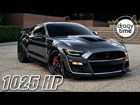 1025 HP Ford Mustang Shelby GT500 | Acceleration from 100-200 Km/h & 60-130 mph