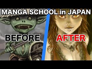 I Went to a MANGA School in JAPAN｜Before/After