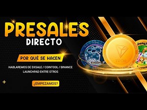 PRESALES en Criptomonedas |🚨 PASO A PASO en ESPAÑOL 🚨 | como crear PREVENTA en DXSALE y COINTOOL