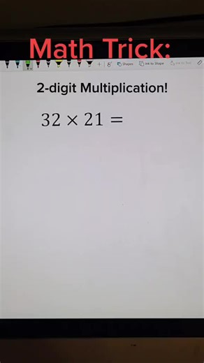 Quick Math Trick: Multiplying 2-Digit Numbers Easily