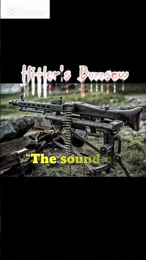 The machine gun noise that freeze soldiers