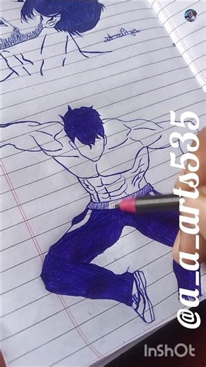 Drawing Lineman ⚡🐉 | lookism drawing #lookism #lineman #viral