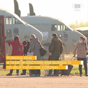 80K views · 3K reactions | European countries are coming together in these difficult times. A team of nurses and doctors from Romania  has volunteered to support their colleagues in Milan, Italy  in the fight against coronavirus. This was made possible through the EU Civil Protection Mechanism. This is #EUsolidarity in action. #Coronavirus #StrongerTogether | European Commission | Facebook