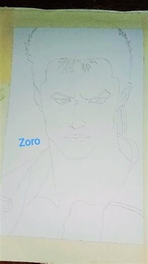 | zoro drawing | 😈 #animeart #art