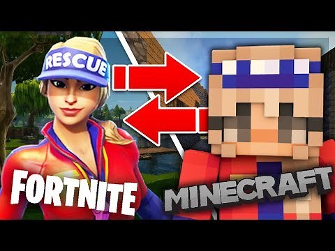 5 Fortnite Skins in Minecraft! (Top Minecraft Skins)