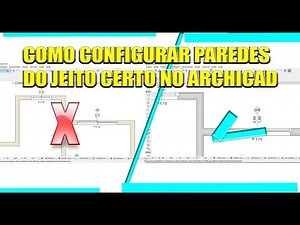 ARCHICAD Como configurar paredes ???