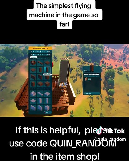 Simple Mid-Game Flying Machine Design for Fortnite Gaming