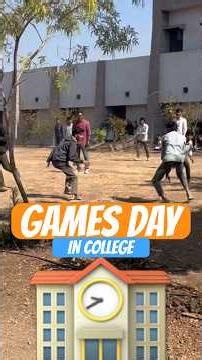 GAMES DAY IN COLLAGE || #minivlog #vlog #blog #shortvlog