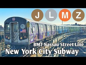 MTA Subway - L M & J Z Trains - Myrtle Ave - Broadway Junction | New York 2024