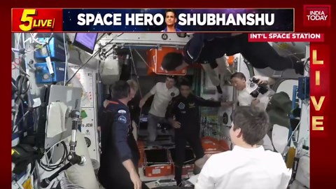 Watch: Axiom-4 crew members enter International Space Station