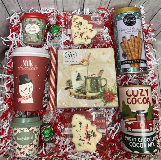 Christmas Cocoa Kit, Holiday Hot Chocolate Set, Christmas Gift for Employee, Hot Chocolate Kit, Gift for Kids, Thinking of You, Thank You - Etsy