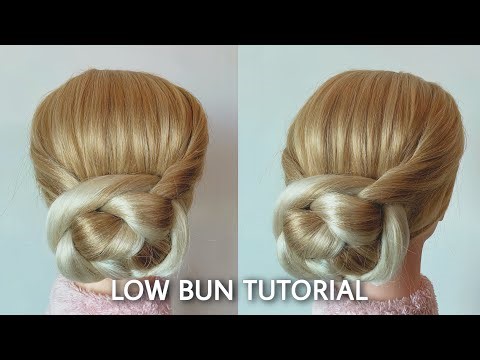 How To: Easy Low Bun Hair Tutorial | Quick Elegant Updo for Wavy & Long Hair