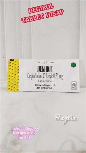 Degirol Tablet Hisap Mengatasi Radang Tenggorokan #shorts #viral #wajibcoba #riviewjujur