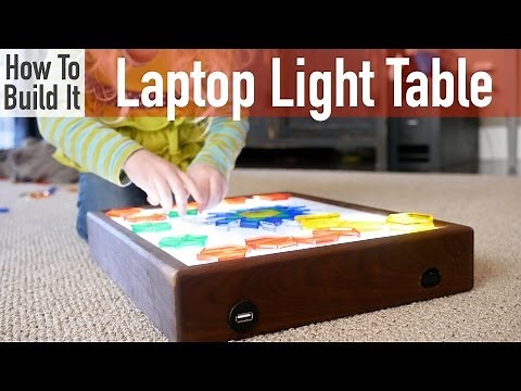 How to Build a Battery Operated Light Table