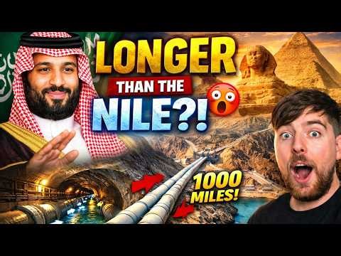 Saudi Arabia Built an Artificial River Longer Than the Nile | Mega Water Project