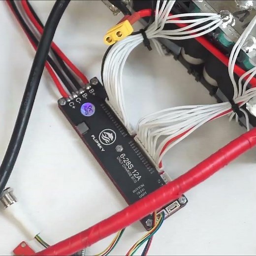 The Flipsky 6s-28s 12A Smart BMS (Only charge) with VESC Tool #flipsky#bms#diybattery#onewheel