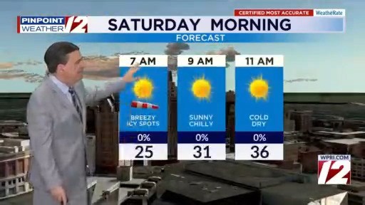 WPRI 12 weather now 12/19/25 dry weekend ahead