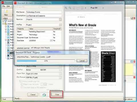 Document Scanning & Imaging - Docsvault Tutorial