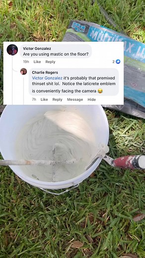 107K views · 697 reactions | 95% of people who use mastic have no clue about tile. The other 5% probably just don’t care 藍 #feedingtrolls #itsajoke #reelsinstagram #reelsvideo #reels #facebookreels | That Tile Chick | Facebook