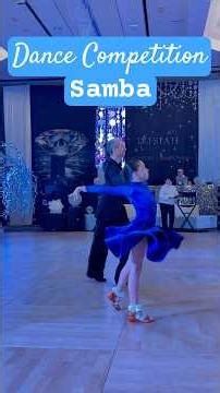✨Dance✨Competition 🩵Samba #ballroomdance #latindance #dancecompetition #samba ##danceshorts