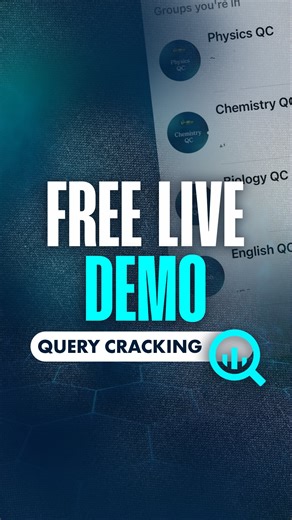 Logics Wallah MDCAT | Comment "Live Demo" - A chance to witness Live Free Demo Query Cracking!🏆 First time - You will witness, Someone Giving you a Live DEMO of... | Instagram