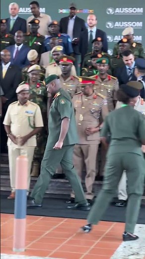 CDF Gen. Muhoozi at the 2nd Extraordinary Summit of Troop-Contributing Countries to AUSSOM-Munyonyo