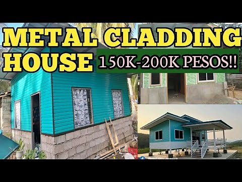 150K-200K PESOS METAL CLADDING HOUSE DESIGN IN PHILIPPINES 🇵🇭.