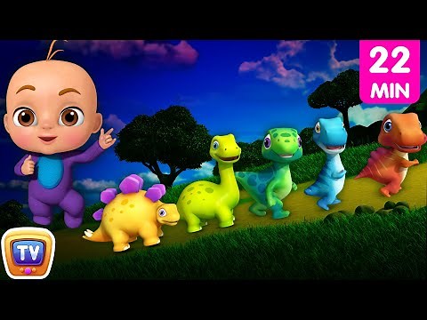 Five Little Dinos & Many More 3D Nursery Rhymes & Songs for Kids - Dinosaur Rhymes by ChuChu TV