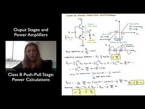 Class B Push-Pull Stage: Power Calculations