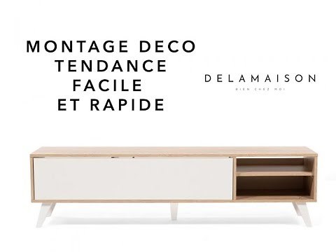 💪TUTO montage meuble télé Design👍