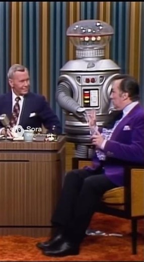 Dr Smith & Robot on Johnny Carson Show