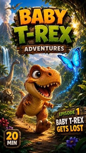 🦖 Baby T-Rex Adventures | Episode 1 Part 1