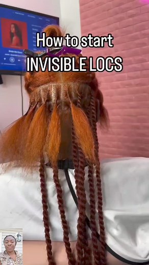 How to start invisible locs #reelsviralfb #viralreelschallenge #fashionstyle #invisiblelocstwist | Beauty Palace