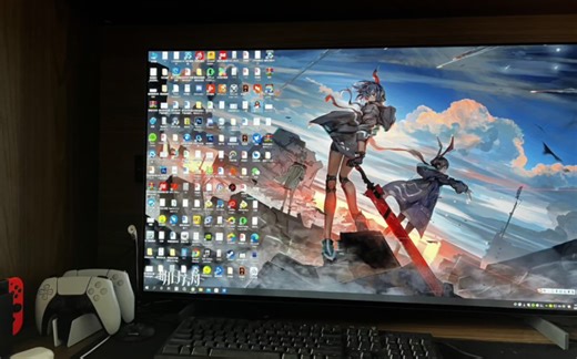 用LG刚上的c4打游戏也太爽了～～～