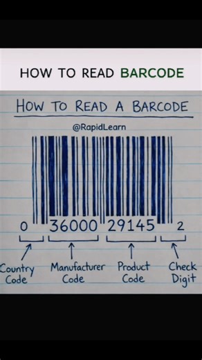 How to read "barcodes" 🤯 #shorts