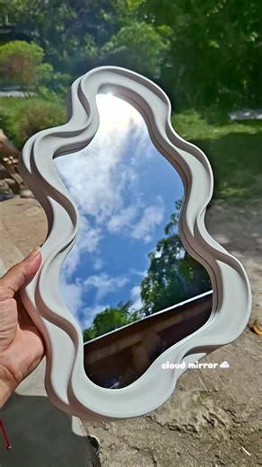 The Prettiest Cloud Mirror for Your Aesthetic Room