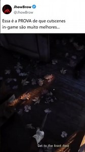Essa é a PROVA que cutscenes in game são muito melhores...