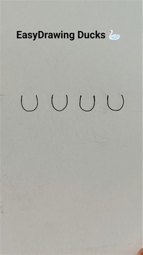 EasyDrawing DUCKS l #ytshorts #shortsvideo #duck #easydrawing #tutorial #trendingsong