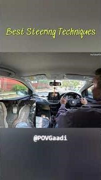 Best Steering Techniques #automobile #cars #drivingtips #driver #drivingfails #carskills