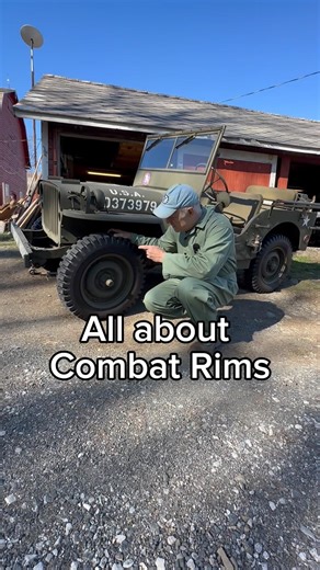 Combat Rims on WW2 Jeeps can do what? #portrayaltv #ww2jeeprestoration #ww2jeep