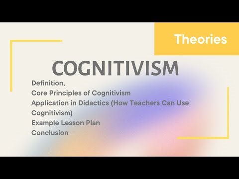Cognitivism in Teaching: Lesson, Strategies & Applications