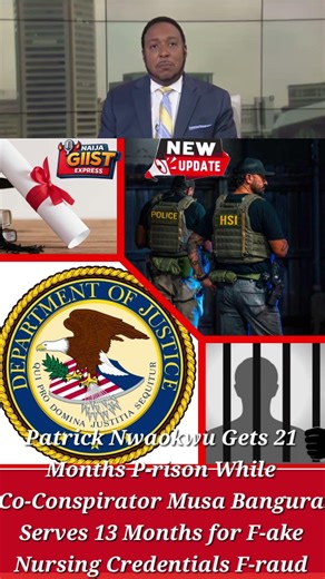 Nigerians Sentenced in $1.5M Fake Nursing Diplomas S-cam ‪@NaijaGistExpress‬ #shorts