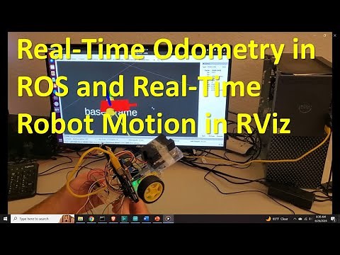 Real-time Odometry in ROS and Mobile Robot Motion Visualization in Rviz - Complete Tutorial