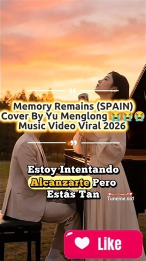 Memory Remains (SPAIN) Cover By Yu Menglong 😭😭😭 Music Video Viral 2026 #yumenglong #viral #foryou